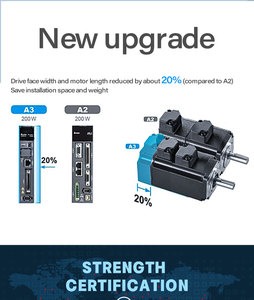 Servoaccionamiento monofásico ASD-A3-0121-L, servoaccionamiento trifásico de CA con comunicación RS-485 para máquina herramienta - Product Image 3