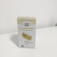 Caja Plegable Blanca de PP para Impresión, Empaque de Lujo para Cápsulas de Vitaminas, Caja Ecológica con Logotipo Personalizado, Impermeable y Reciclable para Medicamentos