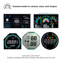 Pantalla LCD para Motocicleta, Tipo VA, Pantalla Segmentada, Tablero Digital Multicolor para Instrumentos de Motocicleta, Personalización de Fábrica