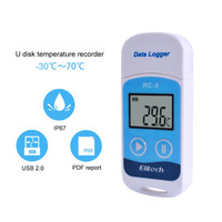 Mini enregistreur portatif RC-5 de thermomètre de température Instruments d'enregistreur de données de la température d'USB