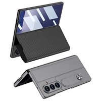 Funda Transparente GKK para Teléfono Móvil Z Fold 8 7 6, Ligera, Resistente a Impactos y Agua, Protección 360° con Soporte Integrado