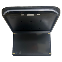 Moniteur de voiture rabattable de 19 pouces pour le plafond du véhicule, écran Android 12.0 avec lecteur vidéo USB HD, grand écran IPS