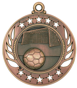 Medaglie Personalizzate Incise per Calcio, Stile Galassia, 2.25 Pollici |   Stampato con Serigrafia |   Oro, Argento e Bronzo |   1° 2° 3° posto - Product Image 5