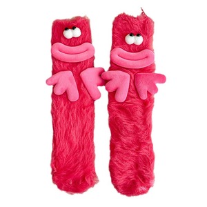 Calzini da donna invernali caldi e spessi, con motivo a cartoni animati divertenti e simpatici, ideali per la casa e il sonno - Product Image 2