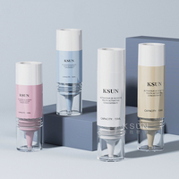 Flacon compte-gouttes vide pour sérum cosmétique 10ml 15ml, seringues cosmétiques transparentes en plastique, emballage pour sérum facial essentiel