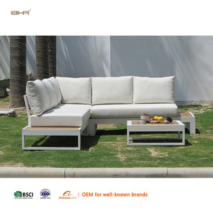 BHR Cadre KD en aluminium épaissi de haute qualité Tissu Olifen Ensemble de canapés d'extérieur pour jardin, cour et <span class=keywords><strong>terrasse</strong></span> Personnalisable en usine - Product Image 2