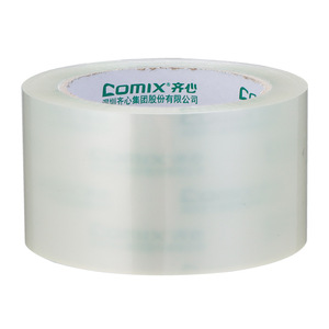 Comix Transparent Packing Tape 6 <b>Rolls</b> Wide Sealing Tape For <b>Box</b> Closure And Packaging - Product Image 4