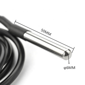 Factory Customization IP68 Steel Tube <b>Probe</b> <b>Temperature</b> Sensor Digital Maxim Original DS18B20 Wire Harness - Product Image 1
