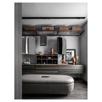 Armoire-penderie convertible Prima en bois moderne, extensible, assemblée, durable, écologique, gain de place, pour appartement, design épuré