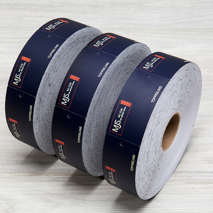 Sang Trọng Màu Hồng Giấy Tùy Chỉnh May Mặc Đu Thẻ Nhãn Hiệu Riêng Hangtags Cho Quần Áo Logo Riêng - Product Image 3