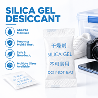 Liyou 1g 2g 3g Petit sachet de gel de silice déshydratant absorbant l'humidité pureté 98% pour l'électronique et les produits chimiques