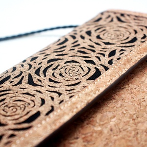 Nice Handbags Korean Handbags Ladies Bags Vegan Cork Clutch Bag Cork Fiber Crossbody Bag for Women - Product Image 6