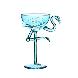 Copa de cóctel alta estilo Ins, copa de vino tinto personalizada con diseño de flamenco, copa para postre y ensalada - Product Image 1