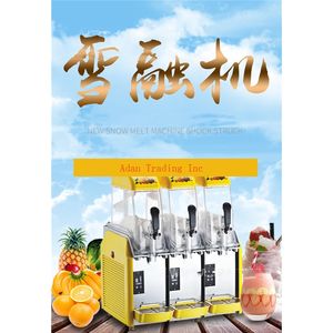 เครื่องทำน้ำโคลนอัตโนมัติเชิงพาณิชย์220V เครื่องดื่มแช่แข็งน้ำแข็งแกรนิตสภาพใหม่คุ้มค่ามาก! - Product Image 6