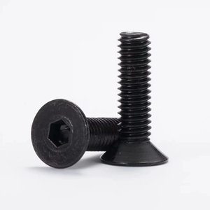 Vente en gros de vis à tête fraisée Din7991 en acier inoxydable M3 M4 M5 M6 zingué noir à tête <span class=keywords><strong>Allen</strong></span> plate à six pans creux métrique - Product Image 4