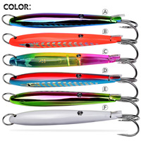 Leurre crayon double hameçon en plastique ABS, appât artificiel dur, longue portée, coulant, pour la pêche en mer et en eau douce