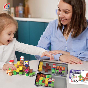 Blocchi Magnetici da Costruzione Chengji, Giocattoli Cubo Magnetico, Blocchi Colorati a Tema Avventura per Bambini - Product Image 3