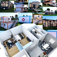 Casas Contenedor Prefabricadas Modulares Transpirables de Lujo, Certificadas CE, de 20 y 40 pies, Tipo Casa de Campo, para Escuelas y Salas de Estar