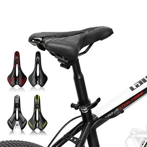 <span class=keywords><strong>Asiento</strong></span> de <span class=keywords><strong>Bicicleta</strong></span> de Montaña ENLEE, Cómodo, de Esponja, con Cojín de Ciclismo, <span class=keywords><strong>Asiento</strong></span> Hueco de Cuero PU - Product Image 2