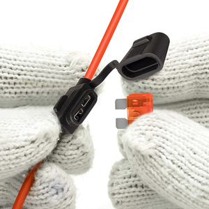 Autoido Aanpasbare Inline Zekeringhouder 300MM Draad ATC ATO Blade 20A 30A <span class=keywords><strong>50A</strong></span> voor 32V Auto Boot Marine 8 12 16AWG Zekeringverlenging - Product Image 2