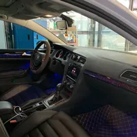 Kits de mise à niveau 64 couleurs, éclairage d'ambiance pour voiture Symphony, pour VW Golf 7/7.5 Mk7 (14-20), éclairage du tableau de bord, accessoires de décoration