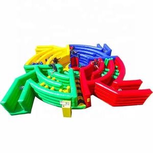 Labyrinthe gonflable THE STORM SPINNING SEAT RIDE Dizzy X Obstacle Course gonflable laser labyrinthe arène jeu - Product Image 1