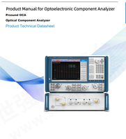 Analyseur de réseau vectoriel PROSUND CP, analyseur de composants photoniens, technologie de mesure de la réponse spectrale