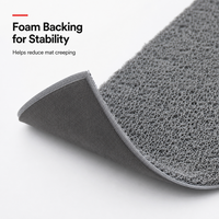 Tapis d'entrée en vinyle 3M Nomad 6850 à boucles, pour trafic moyen, anti-poussière, anti-boue, anti-neige, antidérapant, résistant à l'usure, tapis de sol commercial