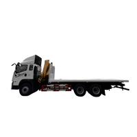 Haute qualité avec prix d'usine FAW 6*4 machines de logistique grue montée sur camion de 12 tonnes en Offre Spéciale