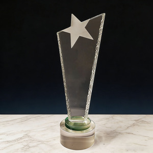 Trophée Étoile en Cristal Personnalisé Pas Cher en Gros pour Entreprises – Trophée Étoile en Cristal Vierge en Stock - Product Image 4