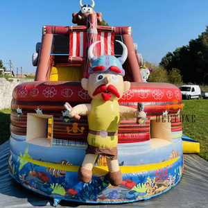 สไลเดอร์สูบลมขนาดใหญ่เรือโจรสลัดสำหรับสระว่ายน้ำ - Product Image 5