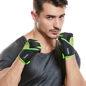 Bodin Fitness <b>Gloves</b> Black Green Anti-slip <b>Weight</b> Lifting Gym <b>Training</b> Unisex - Product Image 1