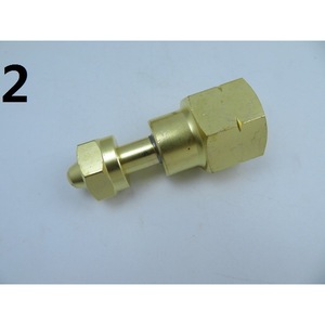 Cylinder Regulator Acetylene Adapter CGA 200 CGA 300 CGA 510 CGA 520 POL Valve Parts - Product Image 3