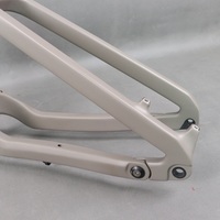 Cadre de vélo de montagne en fibre de carbone pour VTT électrique avec système E-System modèle E22 noir, garantie de 2 ans