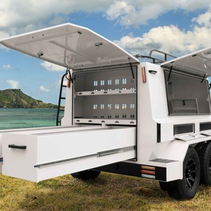 HERUI Tradesman <b>Cargo</b> Utility <b>Trailer</b> Waterproof Transport Storage Customized Size 3 Unit Payload - Product Image 4