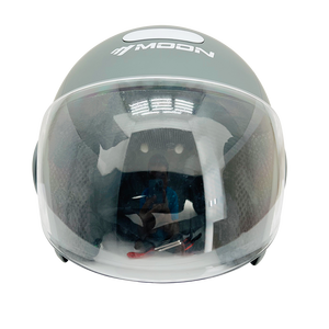 2022 di alta qualità nero classico punto mezza faccia casco moto nuova versione negozio all'ingrosso - Product Image 4