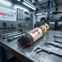 RGFROST Mini Valve à Globe Cryogénique Valve de Spunding pour Compresseur AC Automatique avec Actionneur pour Systèmes de Climatisation