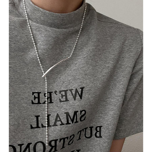 2022 New 2 Styles tragen U-Verschluss Perlen Kette Halskette Y-Form verstellbare lange Halsketten für Frauen Korean Chic Statement Schmuck - Product Image 5