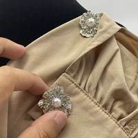 Kancing Jahit Grosir Kristal Mutiara Berlian Imitasi untuk Gaun Pengantin