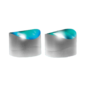 무색 원통형 렌즈 레이저 다이오드에 사용하기 위해 함께 접착된 덜 분산된 구형 렌즈로 만들어진 이중 렌즈 - Product Image 2