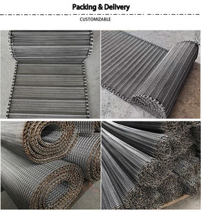 Banda Transportadora de Alambre Espiral de Acero Inoxidable Tejido SUS304 Resistente a Altas Temperaturas para Corte/Soldadura/Doblado en Horno - Product Image 4