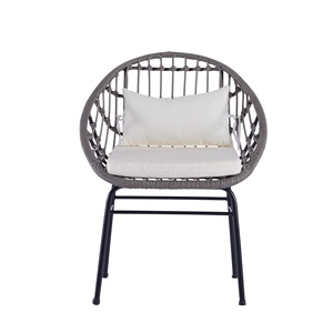 Silla de caña tejida a granel Pvc caña sala de estar silla jardín comedor sofá conjunto <span class=keywords><strong>muebles</strong></span> modernos - Product Image 5