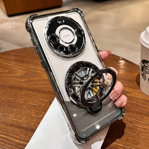 Per <span class=keywords><strong>Huawei</strong></span> Pura70PRO custodia del telefono <span class=keywords><strong>trasparente</strong></span> per Anti-goccia giroscopio placcato magnetico supporto duro PC <span class=keywords><strong>Cover</strong></span> per Mate60 - Product Image 1