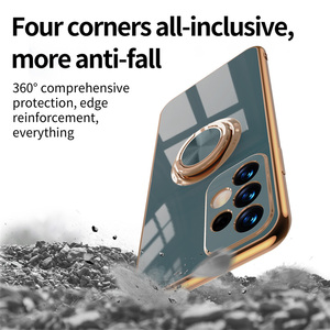 <span class=keywords><strong>Coque</strong></span> de téléphone rigide antichoc pour Samsung <span class=keywords><strong>Galaxy</strong></span> A55 A35 A25 A15 A24 A54 A73 M54, porte anneau magnétique galvanoplastie - Product Image 5