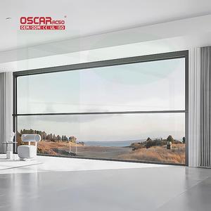 Ventana corrediza de aluminio Malla de pantalla de acero inoxidable prefabricada insonorizada Villas Apartamentos Casas Ventana de elevación - Product Image 1