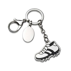 Portachiavi a Forma di Scarpa da Calcio, Charm in Metallo con Design Sportivo e Moschettone - Product Image 1