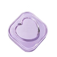 Étui carré violet clair vide pour correcteur de maquillage avec logo personnalisé, emballage de luxe pour fond de teint coussin d'air hydratant et crème BB