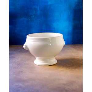 Mini Sopera Francesa Blanca Sin Tapa, Elegante y Práctica para Servir Pequeñas Cantidades de Sopa - Product Image 3