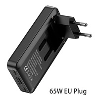 Productos en Oferta, Cargadores y Adaptadores Ultrafinos de Carga Rápida 2026, Cargador de Pared Plegable con Enchufe Europeo de 65W, Cargador Gan PD QC 3.0 para Portátil