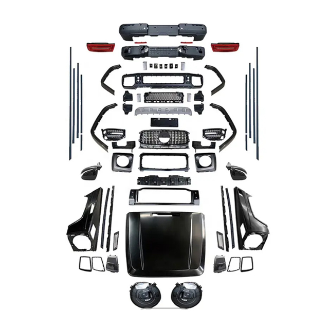New for G Class W463 Upgrade W465 Sport Facelift Car Conversion Body Kit Full Set with Hood Bumpers Fenders PP Material